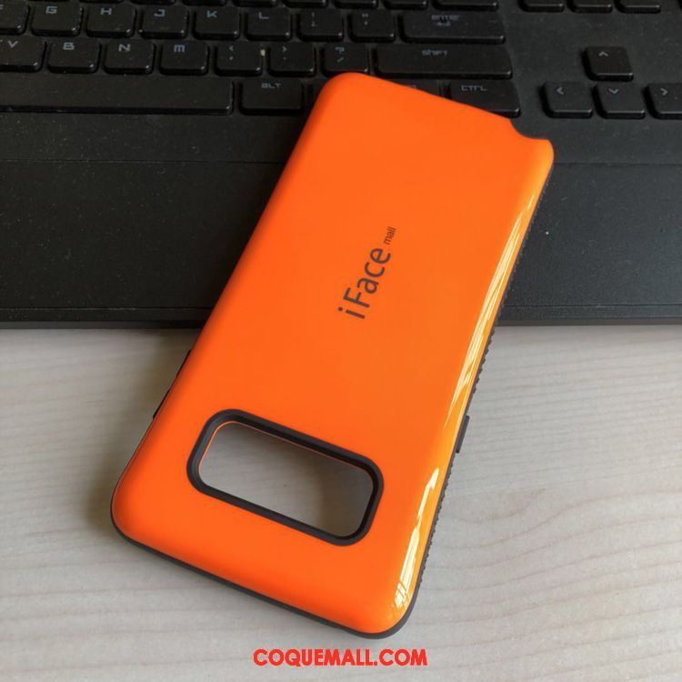 Étui Samsung Galaxy Note 8 Orange Petit Téléphone Portable, Coque Samsung Galaxy Note 8 Étoile Silicone