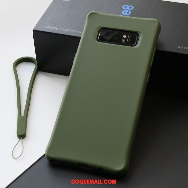 Étui Samsung Galaxy Note 8 Ornements Suspendus Clair Vert, Coque Samsung Galaxy Note 8 Fluide Doux Étoile