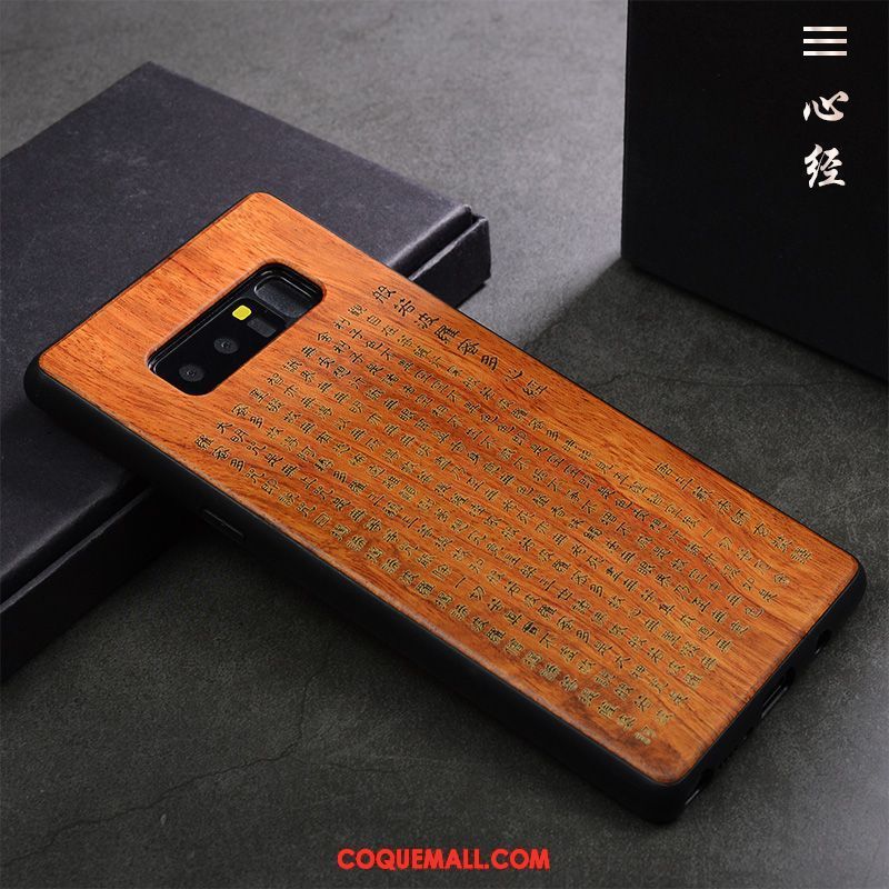 Étui Samsung Galaxy Note 8 Personnalité Vintage Tendance, Coque Samsung Galaxy Note 8 Protection Incassable Braun