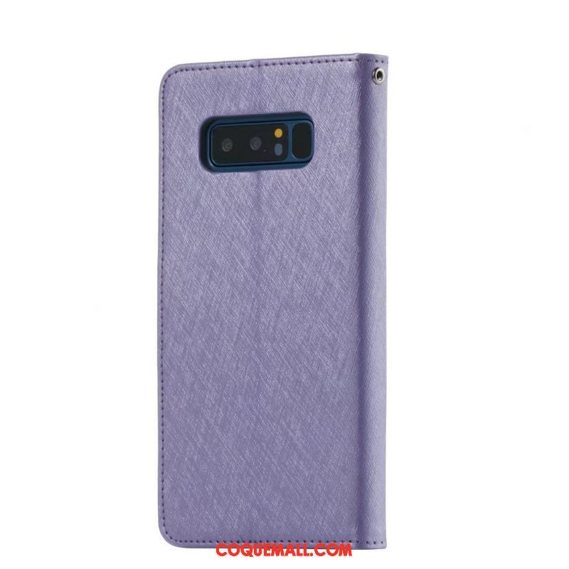 Étui Samsung Galaxy Note 8 Portefeuille Étui En Cuir Téléphone Portable, Coque Samsung Galaxy Note 8 Protection Ornements Suspendus