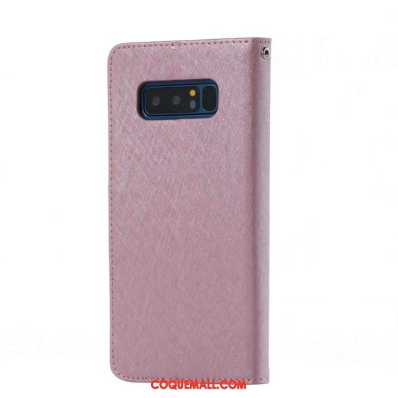 Étui Samsung Galaxy Note 8 Portefeuille Étui En Cuir Téléphone Portable, Coque Samsung Galaxy Note 8 Protection Ornements Suspendus