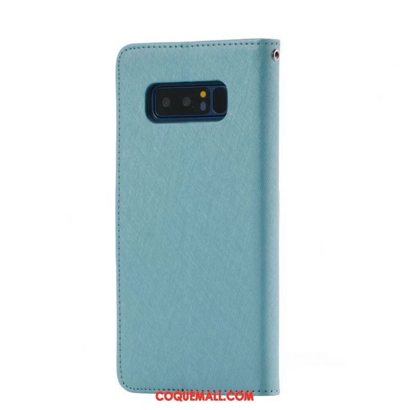 Étui Samsung Galaxy Note 8 Portefeuille Étui En Cuir Téléphone Portable, Coque Samsung Galaxy Note 8 Protection Ornements Suspendus