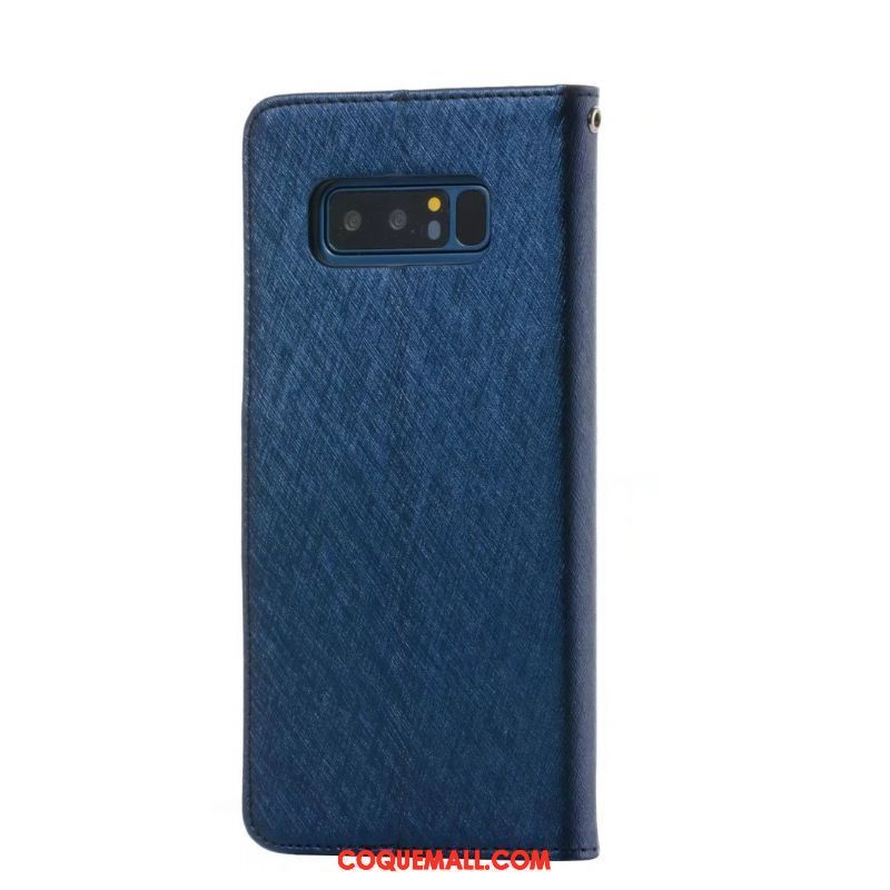 Étui Samsung Galaxy Note 8 Portefeuille Étui En Cuir Téléphone Portable, Coque Samsung Galaxy Note 8 Protection Ornements Suspendus