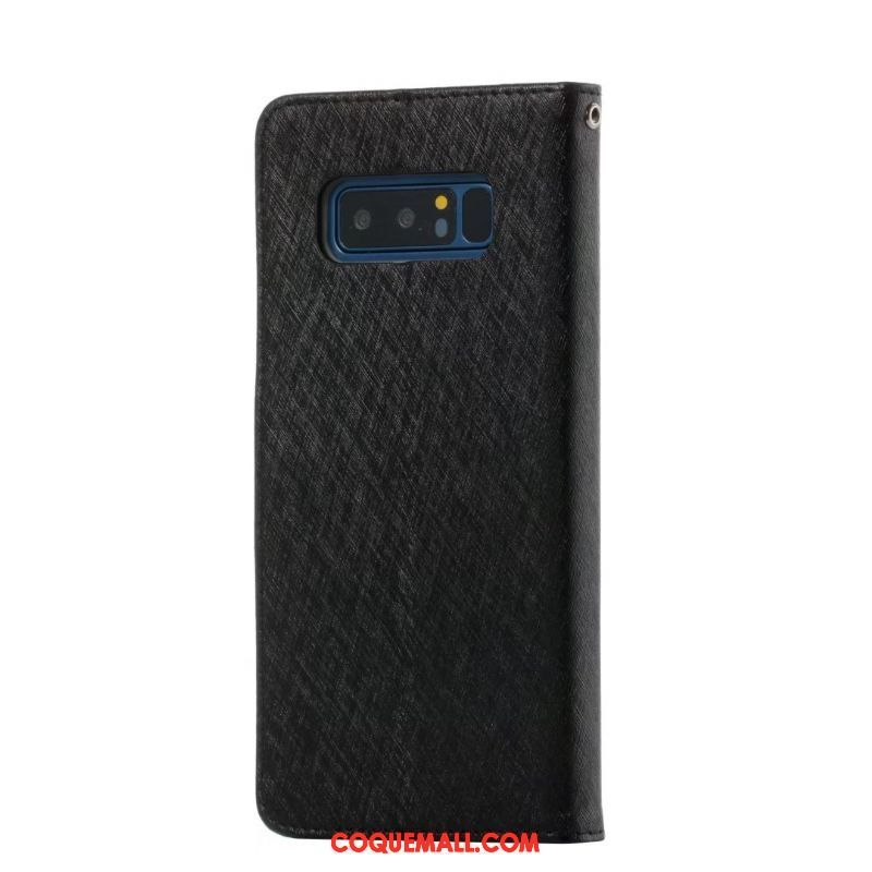 Étui Samsung Galaxy Note 8 Portefeuille Étui En Cuir Téléphone Portable, Coque Samsung Galaxy Note 8 Protection Ornements Suspendus