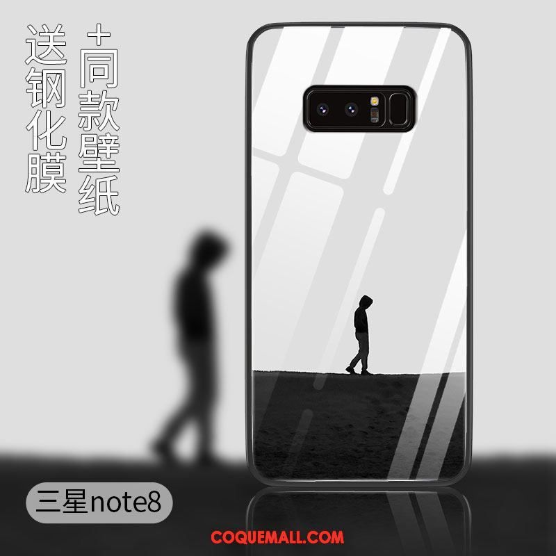 Étui Samsung Galaxy Note 8 Tout Compris Verre Protection, Coque Samsung Galaxy Note 8 Étoile Incassable