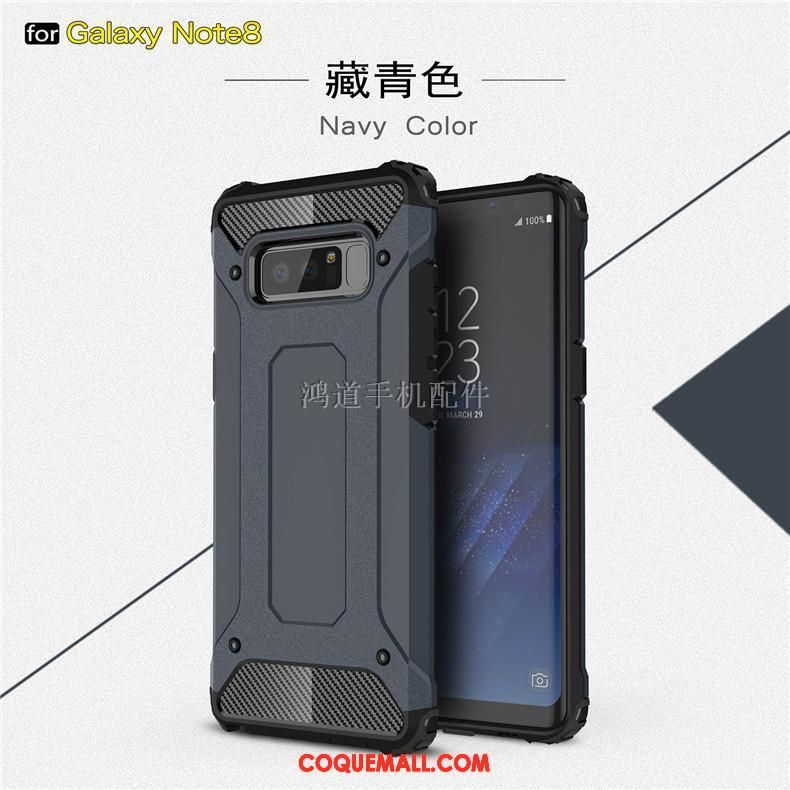 Étui Samsung Galaxy Note 8 Trois Défenses Difficile Créatif, Coque Samsung Galaxy Note 8 Bleu Étoile