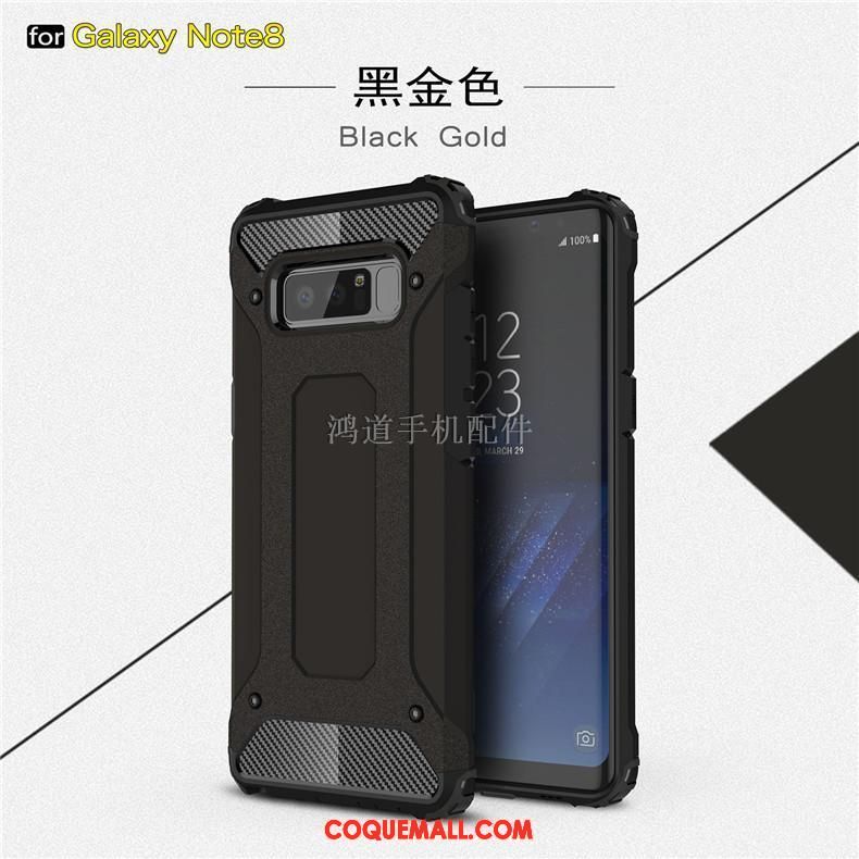 Étui Samsung Galaxy Note 8 Trois Défenses Difficile Créatif, Coque Samsung Galaxy Note 8 Bleu Étoile