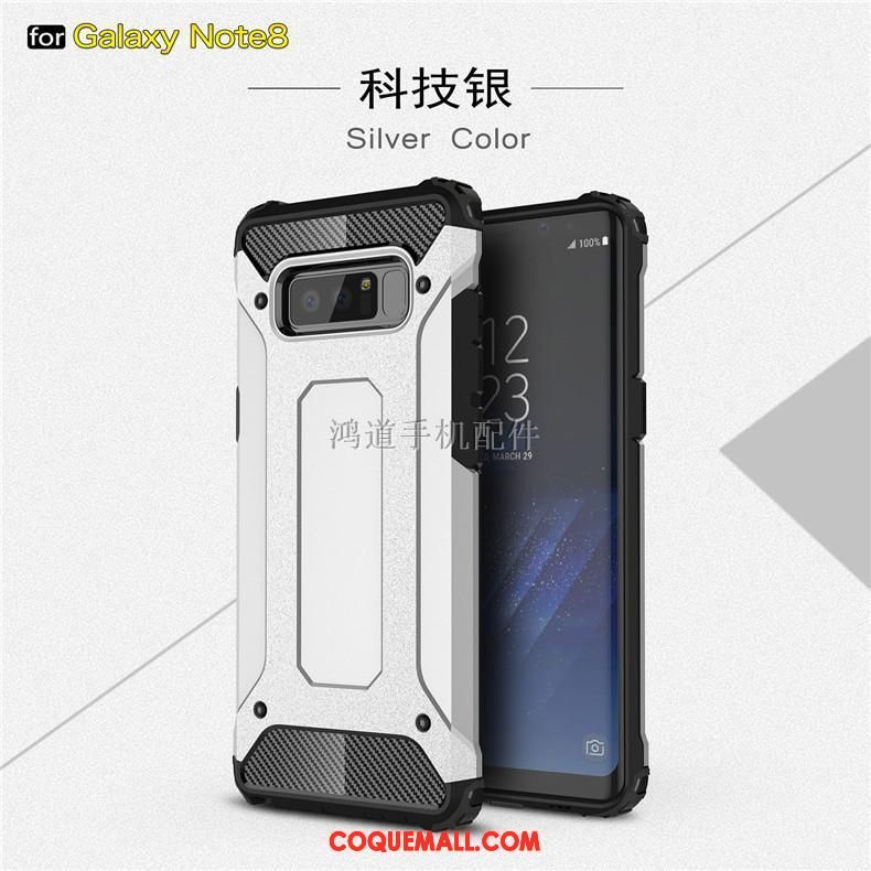 Étui Samsung Galaxy Note 8 Trois Défenses Difficile Créatif, Coque Samsung Galaxy Note 8 Bleu Étoile