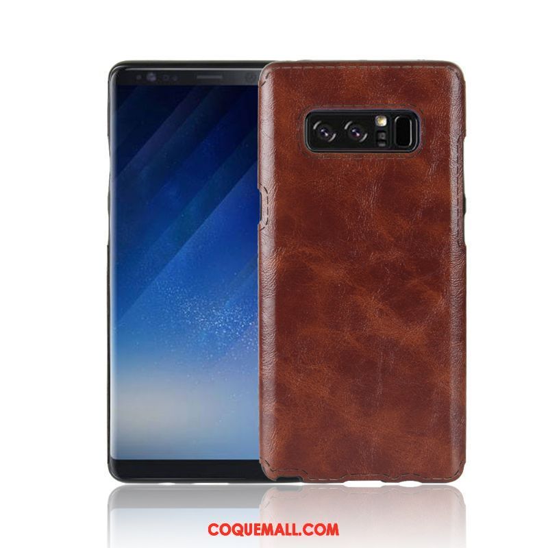 Étui Samsung Galaxy Note 8 Étoile Étui En Cuir Silicone, Coque Samsung Galaxy Note 8 Protection Incassable