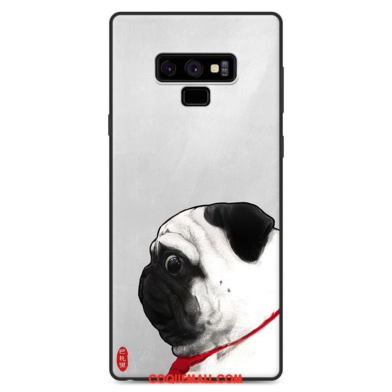 Étui Samsung Galaxy Note 9 Amoureux Fluide Doux Dessin Animé, Coque Samsung Galaxy Note 9 Jaune Étoile