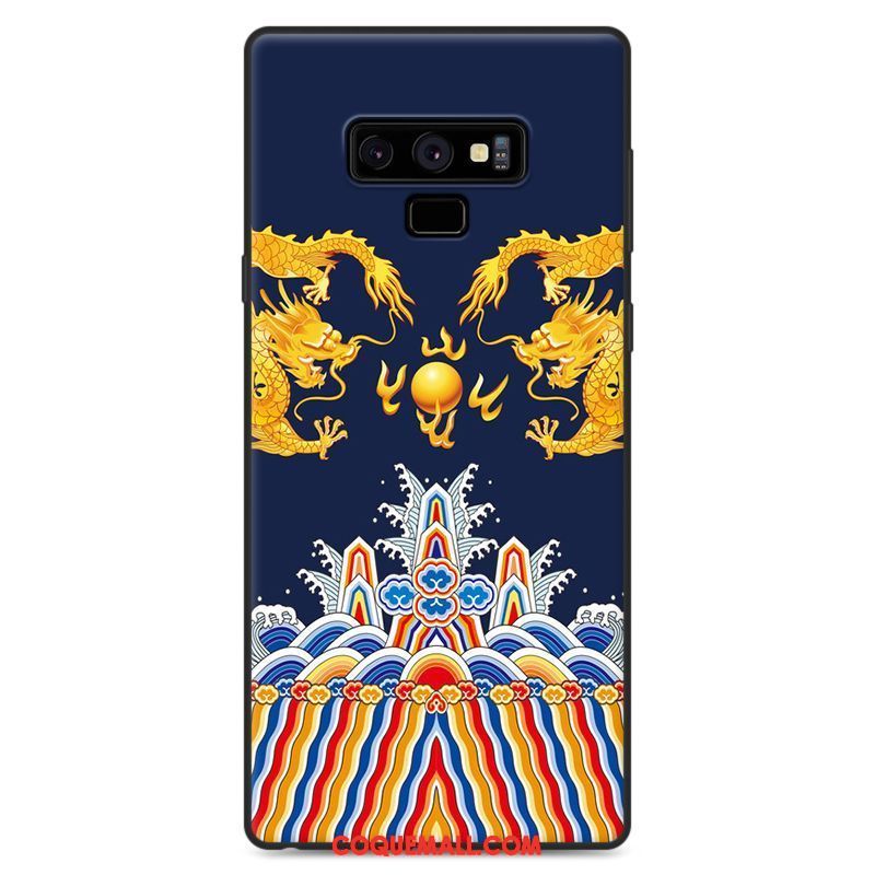 Étui Samsung Galaxy Note 9 Amoureux Fluide Doux Dessin Animé, Coque Samsung Galaxy Note 9 Jaune Étoile