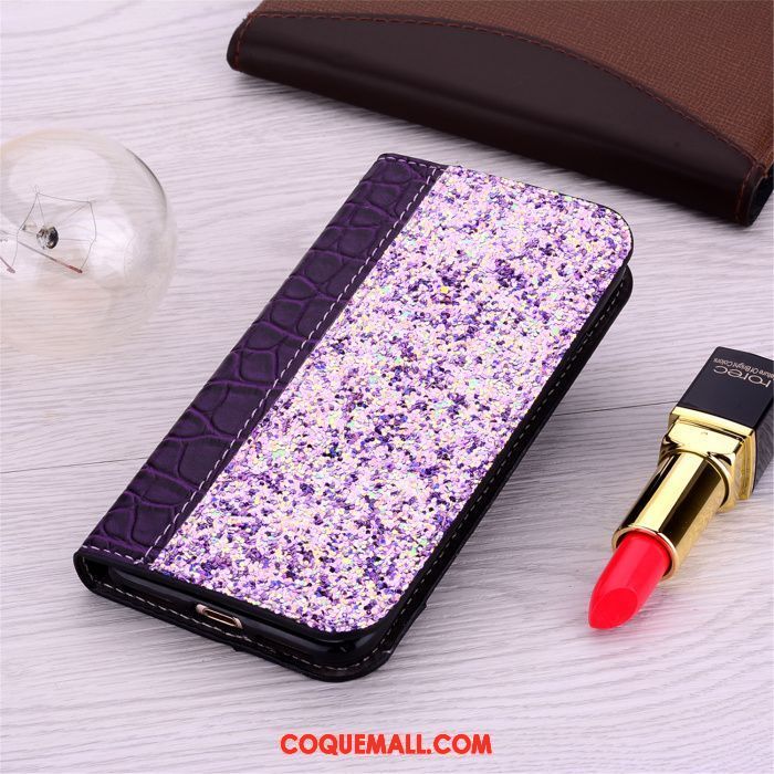 Étui Samsung Galaxy Note 9 Blanc Strass Protection, Coque Samsung Galaxy Note 9 Or Incassable