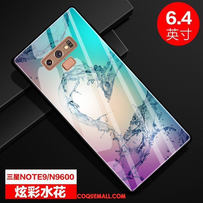 Étui Samsung Galaxy Note 9 Bleu Protection Étoile, Coque Samsung Galaxy Note 9 Personnalité Coloré