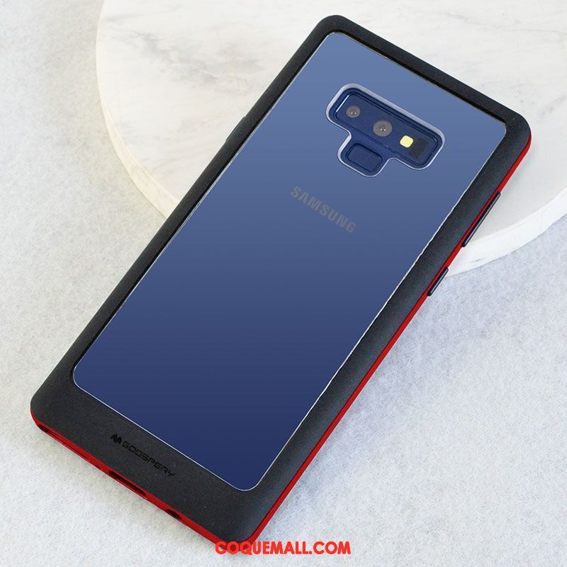 Étui Samsung Galaxy Note 9 Border Silicone Protection, Coque Samsung Galaxy Note 9 Étoile Très Mince