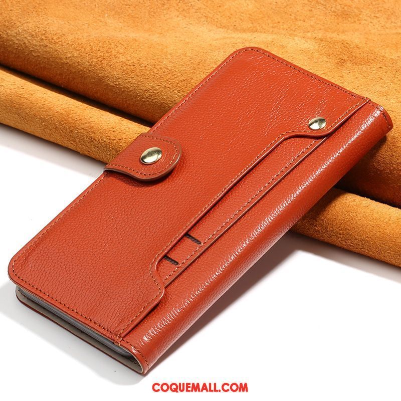 Étui Samsung Galaxy Note 9 Carte Cuir Véritable Étoile, Coque Samsung Galaxy Note 9 Or Protection