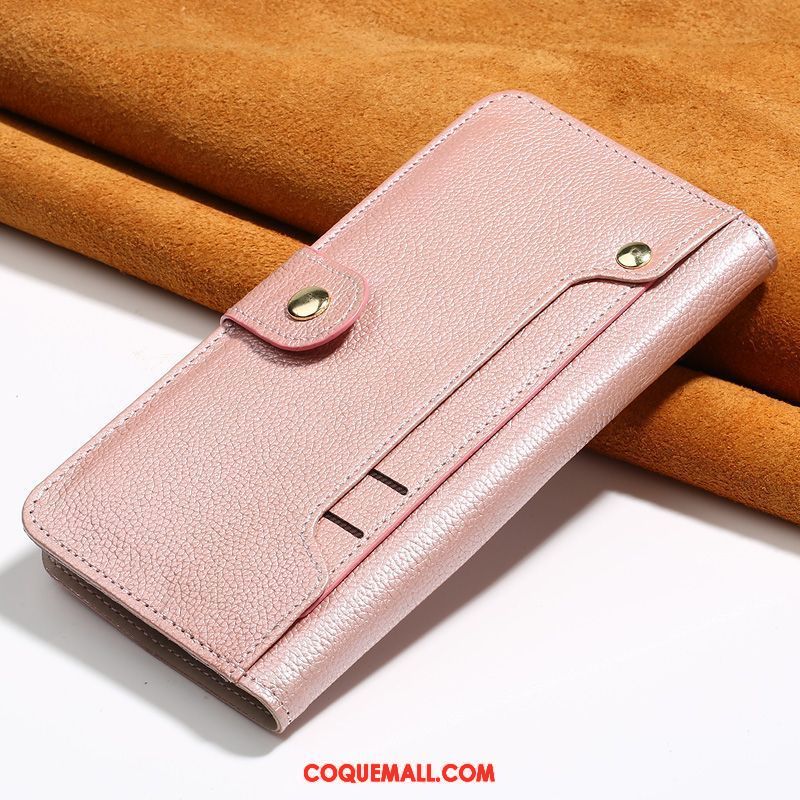 Étui Samsung Galaxy Note 9 Carte Cuir Véritable Étoile, Coque Samsung Galaxy Note 9 Or Protection