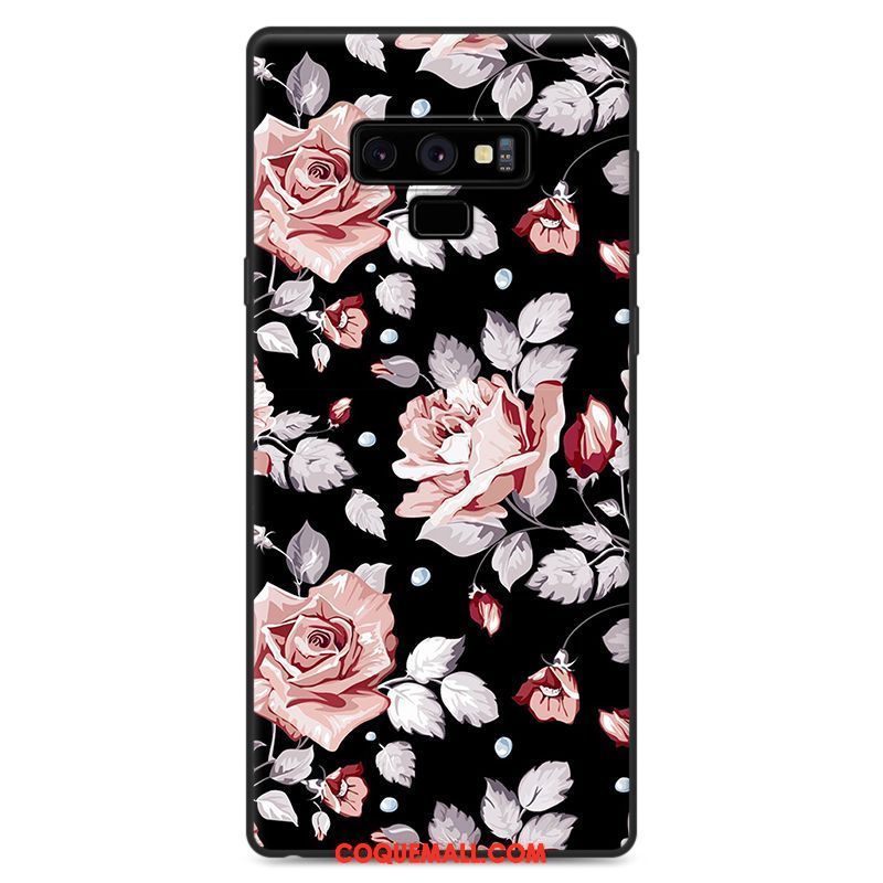 Étui Samsung Galaxy Note 9 Créatif Tout Compris Protection, Coque Samsung Galaxy Note 9 Incassable Noir