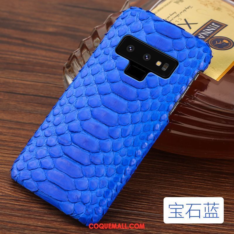 Étui Samsung Galaxy Note 9 Cuir Véritable Cuir Étoile, Coque Samsung Galaxy Note 9 Téléphone Portable Tendance