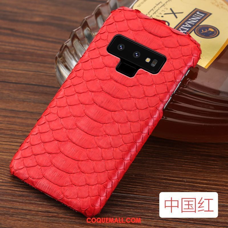 Étui Samsung Galaxy Note 9 Cuir Véritable Cuir Étoile, Coque Samsung Galaxy Note 9 Téléphone Portable Tendance