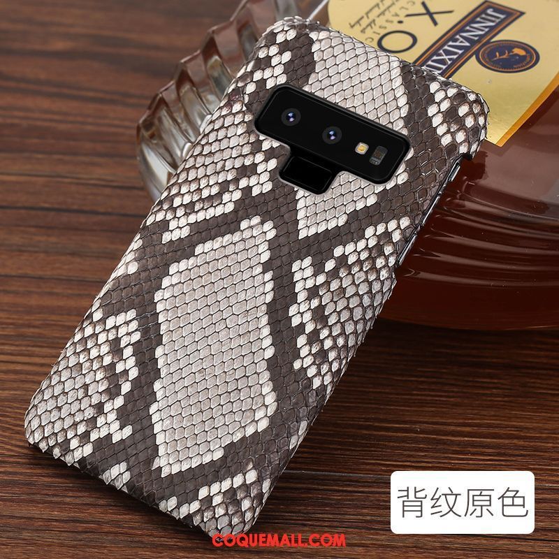 Étui Samsung Galaxy Note 9 Cuir Véritable Cuir Étoile, Coque Samsung Galaxy Note 9 Téléphone Portable Tendance