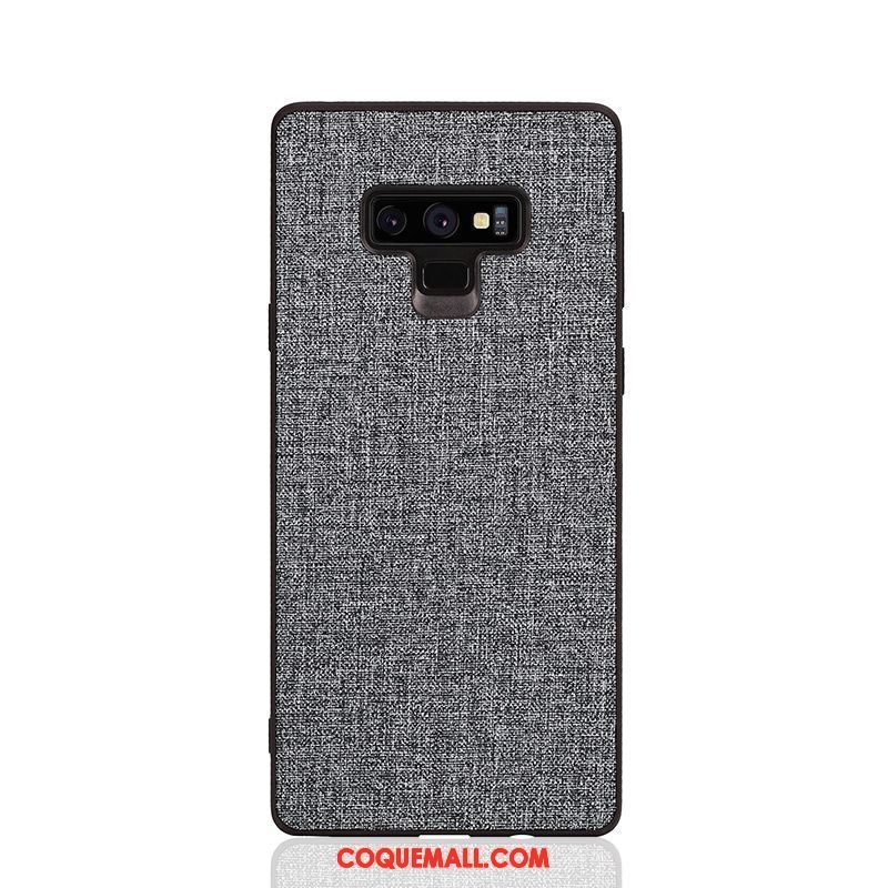 Étui Samsung Galaxy Note 9 Difficile Délavé En Daim Marque De Tendance, Coque Samsung Galaxy Note 9 Silicone Protection