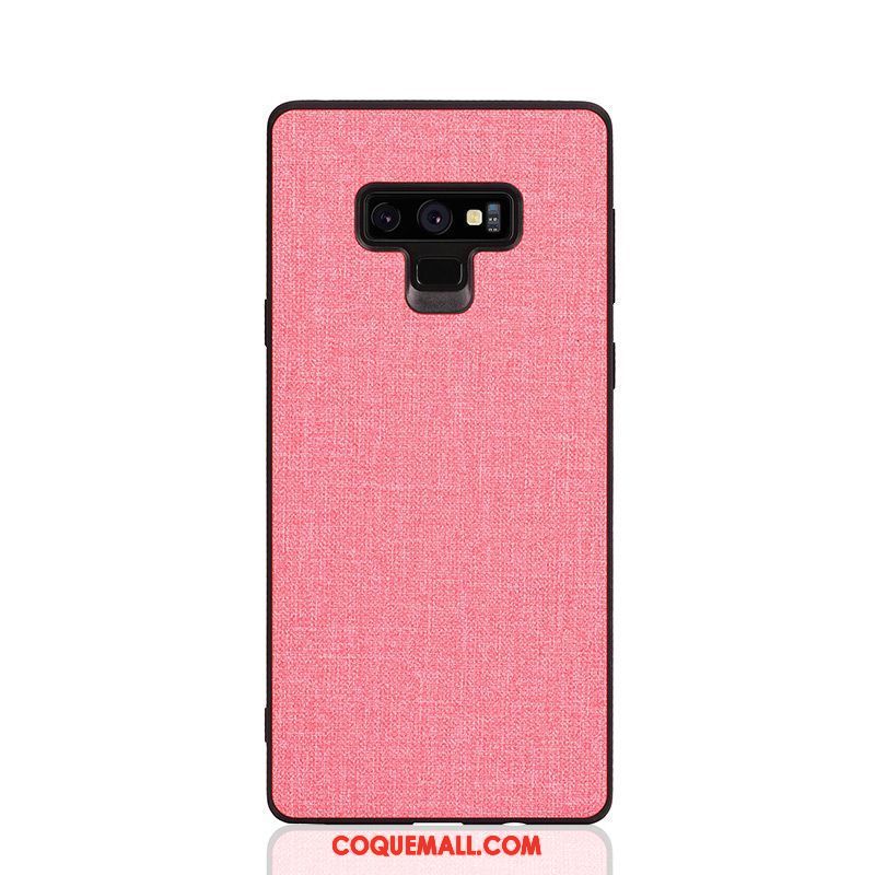 Étui Samsung Galaxy Note 9 Difficile Délavé En Daim Marque De Tendance, Coque Samsung Galaxy Note 9 Silicone Protection