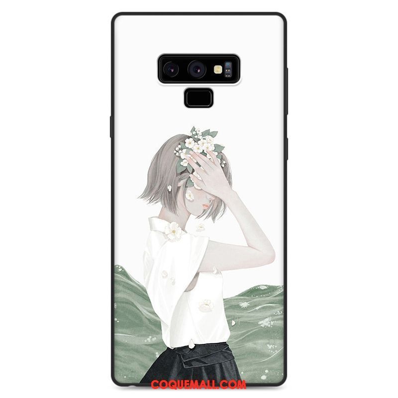 Étui Samsung Galaxy Note 9 Frais Incassable Étoile, Coque Samsung Galaxy Note 9 Silicone Vert