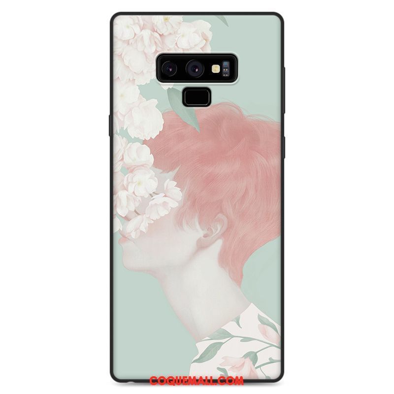 Étui Samsung Galaxy Note 9 Frais Incassable Étoile, Coque Samsung Galaxy Note 9 Silicone Vert