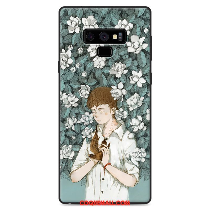 Étui Samsung Galaxy Note 9 Frais Incassable Étoile, Coque Samsung Galaxy Note 9 Silicone Vert