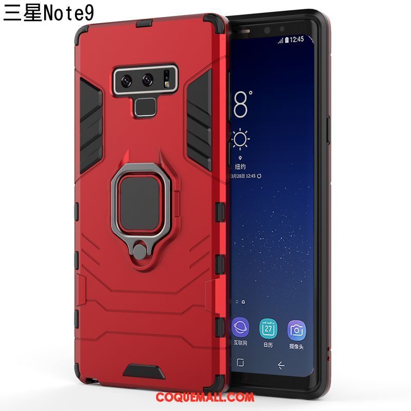 Étui Samsung Galaxy Note 9 Magnétisme Fluide Doux Nouveau, Coque Samsung Galaxy Note 9 Délavé En Daim Noir