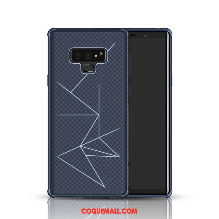 Étui Samsung Galaxy Note 9 Noir Téléphone Portable Magnétisme, Coque Samsung Galaxy Note 9 Incassable Rouge