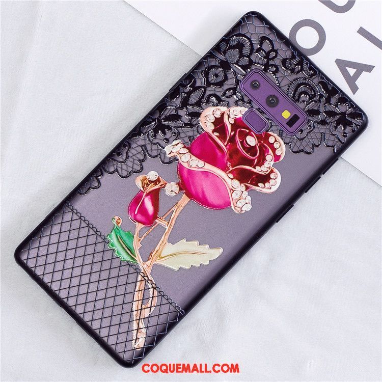 Étui Samsung Galaxy Note 9 Nouveau Étoile Fleur, Coque Samsung Galaxy Note 9 Protection Téléphone Portable