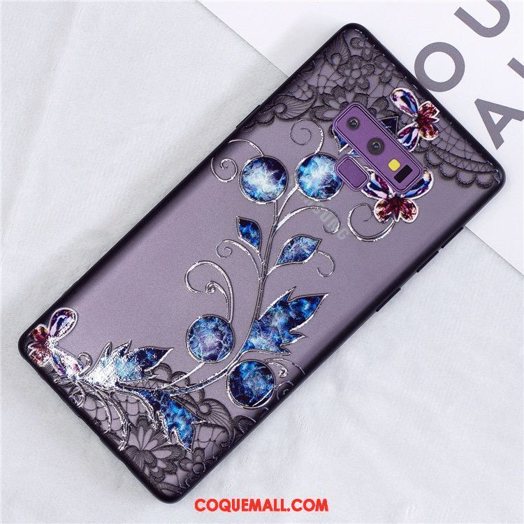 Étui Samsung Galaxy Note 9 Nouveau Étoile Fleur, Coque Samsung Galaxy Note 9 Protection Téléphone Portable