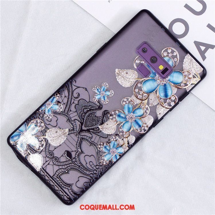 Étui Samsung Galaxy Note 9 Nouveau Étoile Fleur, Coque Samsung Galaxy Note 9 Protection Téléphone Portable