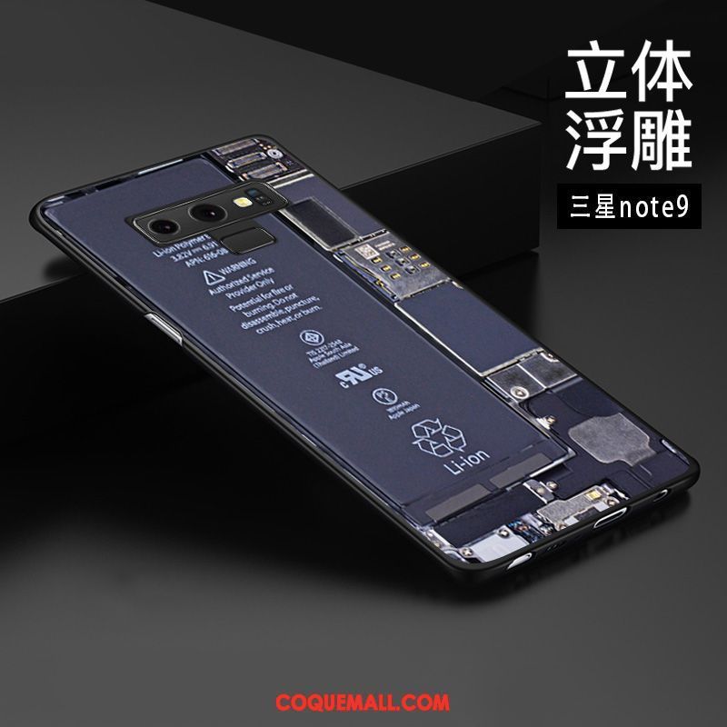 Étui Samsung Galaxy Note 9 Personnalisé Noir Protection, Coque Samsung Galaxy Note 9 Étoile Tendance