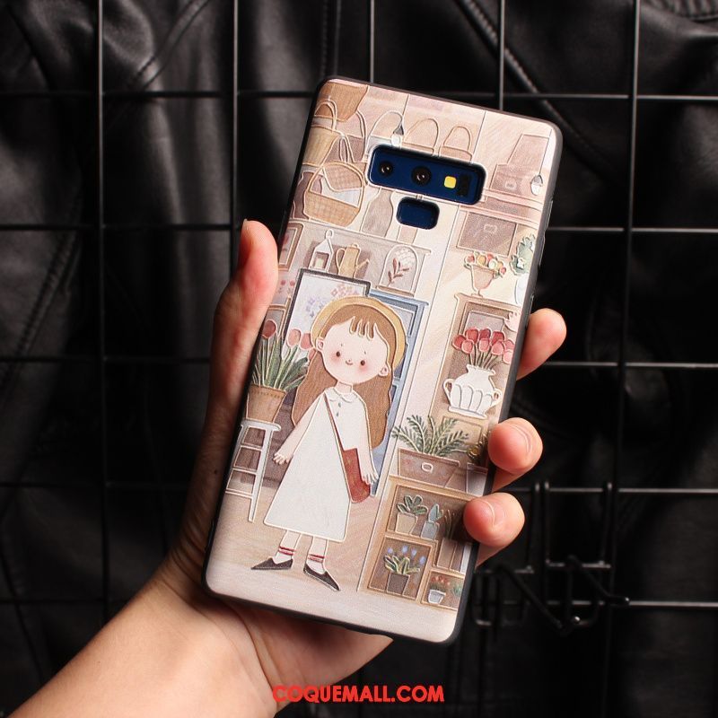 Étui Samsung Galaxy Note 9 Personnalité Fluide Doux Silicone, Coque Samsung Galaxy Note 9 Dessin Animé Tout Compris