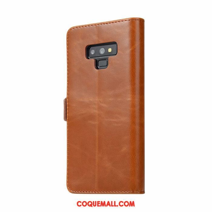 Étui Samsung Galaxy Note 9 Portefeuille Étui En Cuir Carte, Coque Samsung Galaxy Note 9 Téléphone Portable Business