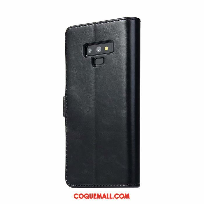 Étui Samsung Galaxy Note 9 Portefeuille Étui En Cuir Carte, Coque Samsung Galaxy Note 9 Téléphone Portable Business