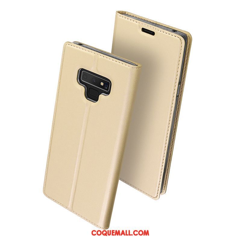 Étui Samsung Galaxy Note 9 Silicone Fluide Doux Clamshell, Coque Samsung Galaxy Note 9 Étui En Cuir Carte