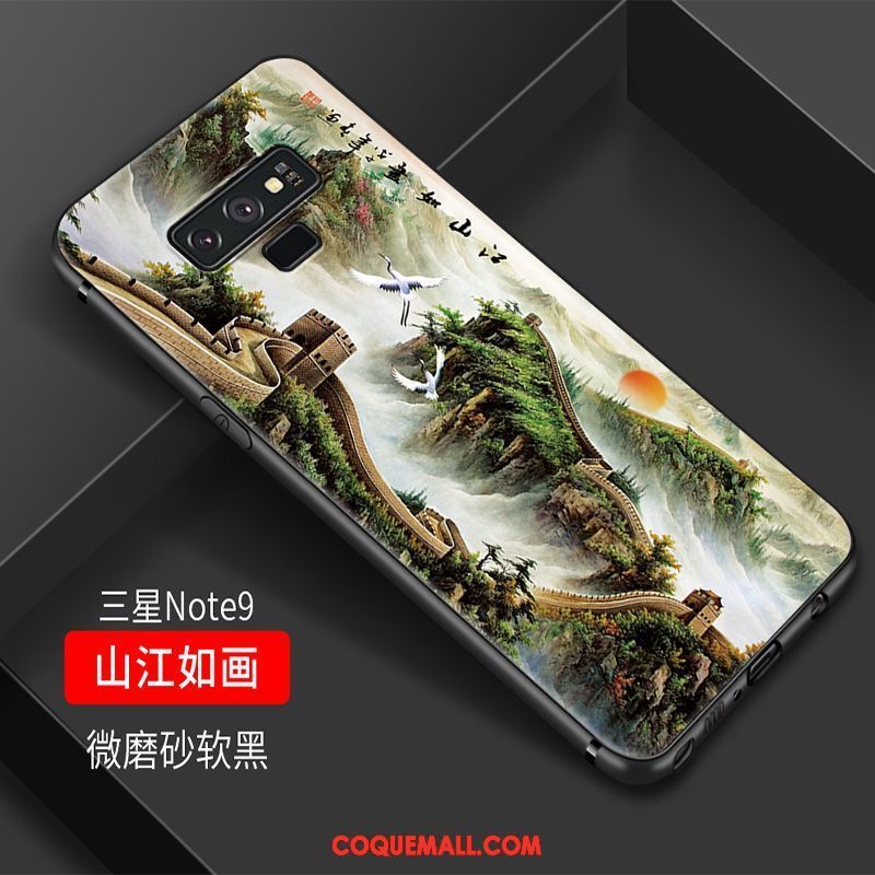 Étui Samsung Galaxy Note 9 Tendance Étoile Silicone, Coque Samsung Galaxy Note 9 Style Chinois Protection