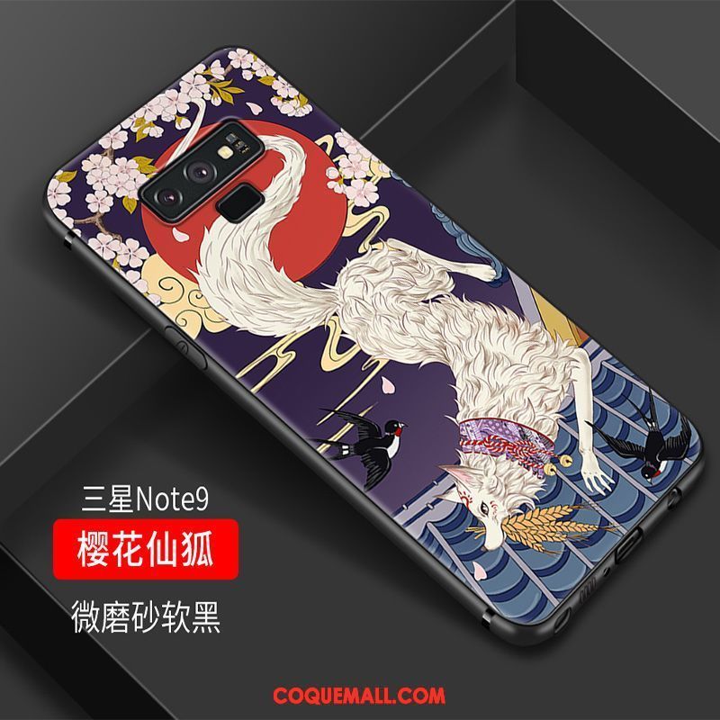 Étui Samsung Galaxy Note 9 Tendance Étoile Silicone, Coque Samsung Galaxy Note 9 Style Chinois Protection