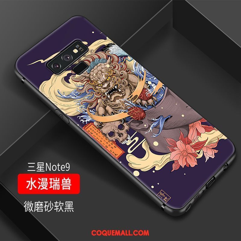 Étui Samsung Galaxy Note 9 Tendance Étoile Silicone, Coque Samsung Galaxy Note 9 Style Chinois Protection