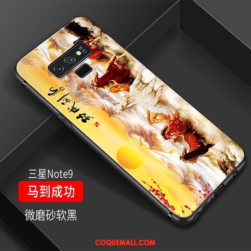 Étui Samsung Galaxy Note 9 Tendance Étoile Silicone, Coque Samsung Galaxy Note 9 Style Chinois Protection