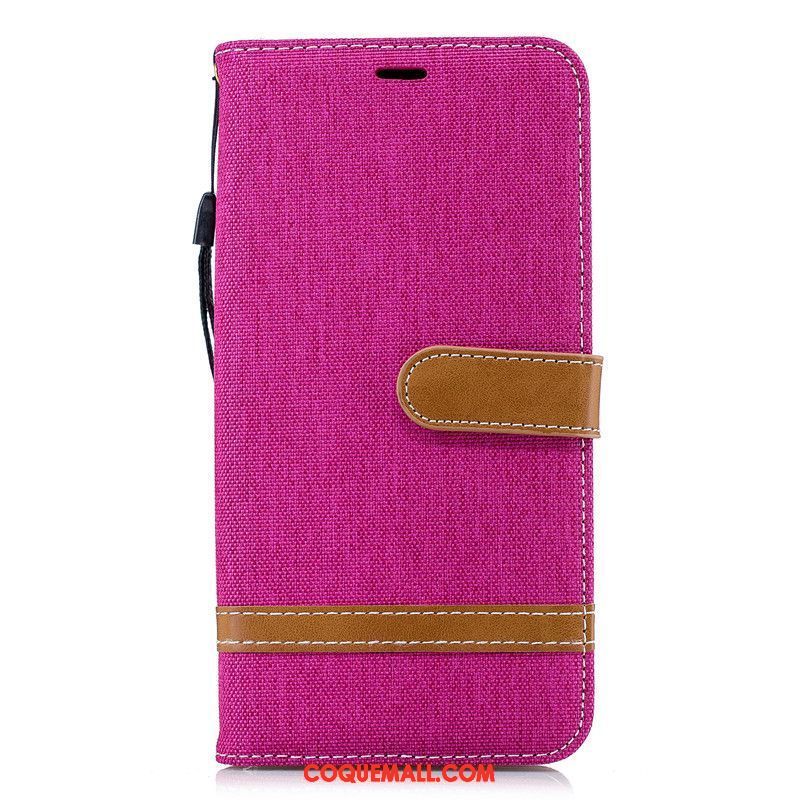 Étui Samsung Galaxy Note 9 Tout Compris Rouge Portefeuille, Coque Samsung Galaxy Note 9 Téléphone Portable Étoile