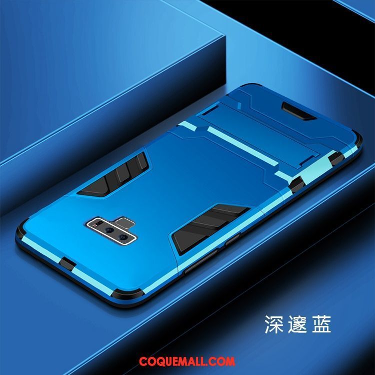 Étui Samsung Galaxy Note 9 Téléphone Portable Membrane Tempérer, Coque Samsung Galaxy Note 9 Étoile Bleu