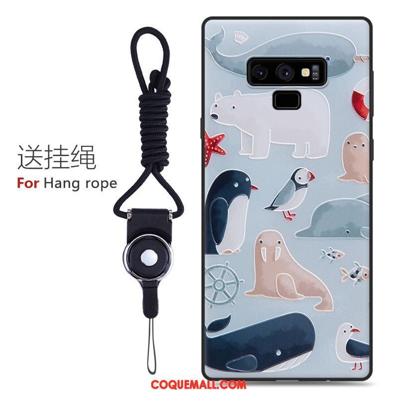 Étui Samsung Galaxy Note 9 Téléphone Portable Peinture Gaufrage, Coque Samsung Galaxy Note 9 Personnalité Étoile