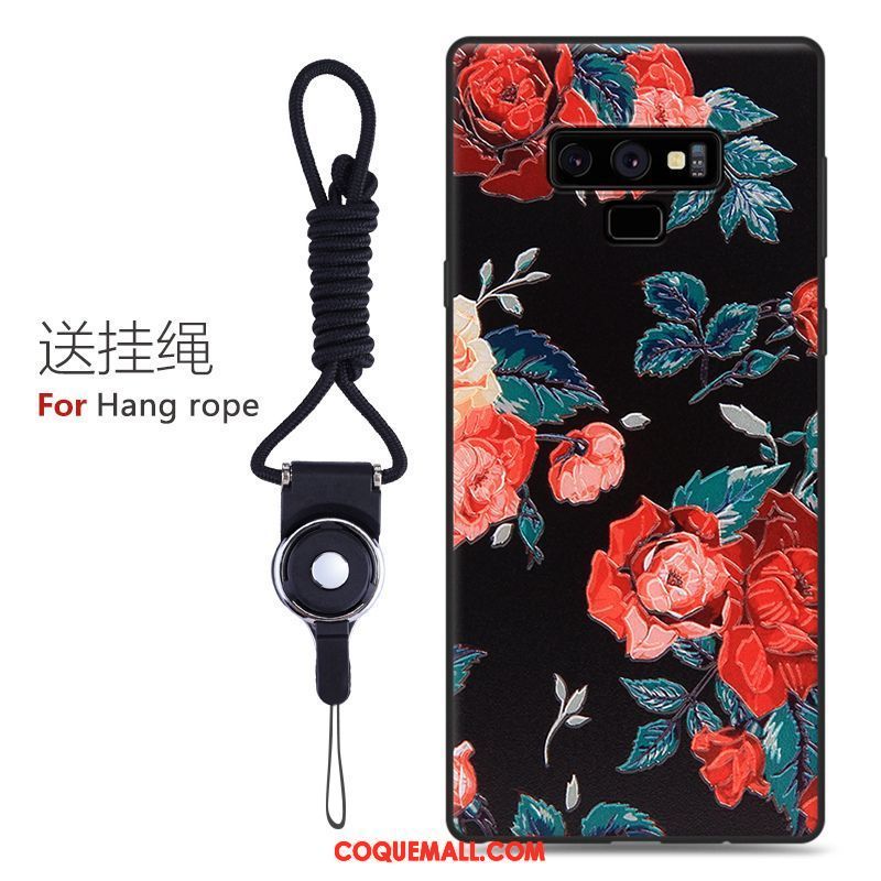 Étui Samsung Galaxy Note 9 Téléphone Portable Peinture Gaufrage, Coque Samsung Galaxy Note 9 Personnalité Étoile