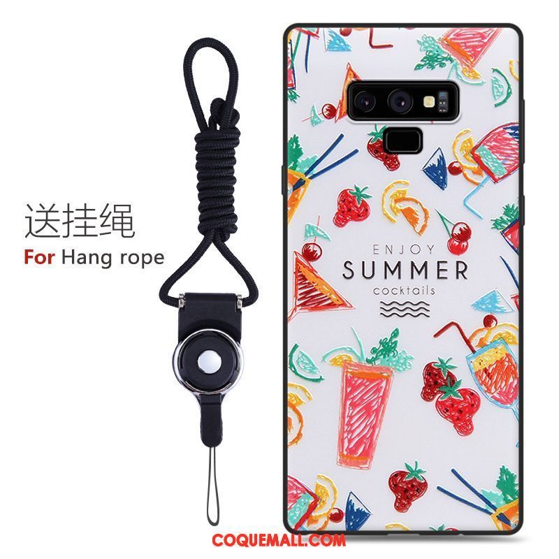 Étui Samsung Galaxy Note 9 Téléphone Portable Peinture Gaufrage, Coque Samsung Galaxy Note 9 Personnalité Étoile