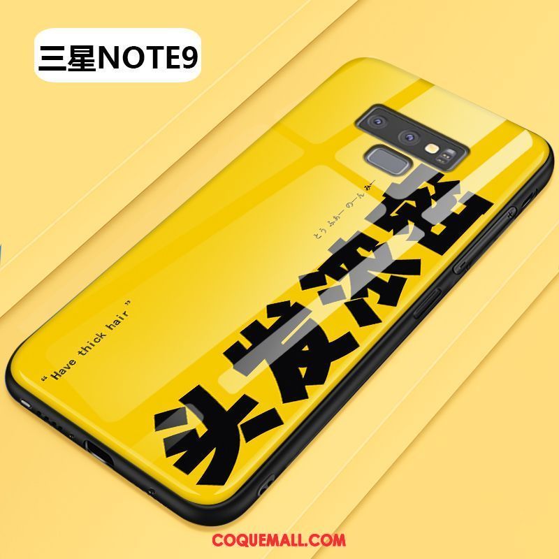 Étui Samsung Galaxy Note 9 Verre Trempé Personnalité Étoile, Coque Samsung Galaxy Note 9 Tendance Téléphone Portable
