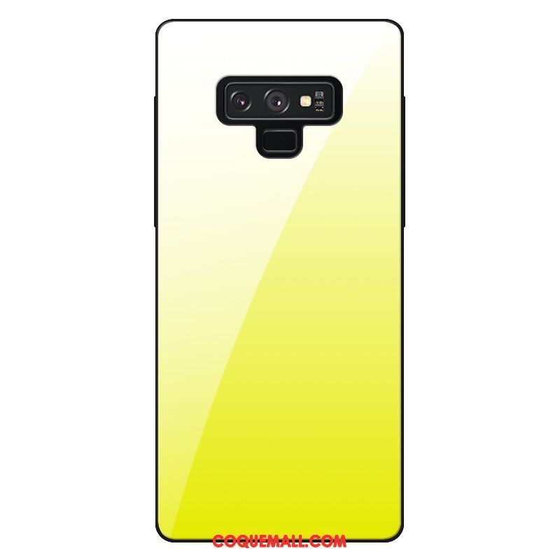 Étui Samsung Galaxy Note 9 Violet Bleu Ciel Étoilé, Coque Samsung Galaxy Note 9 Verre Étoile